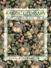 Cover of: Fabric Glossary (2nd Edition) by Mary Humphries