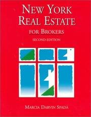 Cover of: New York real estate for brokers by Marcia Darvin Spada, Marcia Darvin Spada