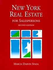New York real estate for salespersons by Marcia Darvin Spada, Ralph A.  New York Real Estate for Salespersons Palmer