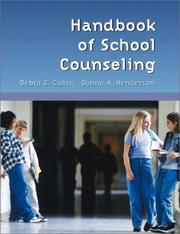 Cover of: Handbook of School Counseling