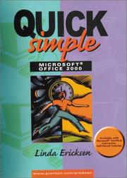 Cover of: Quick, Simple Microsoft Office 2000 (Quick & Simple Office)