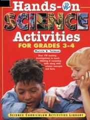 Cover of: Hands-on science activities for grades 3-4 by Marvin N. Tolman