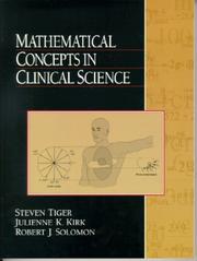 Cover of: Mathematical Concepts in Clinical Science