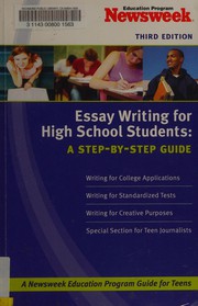 Cover of: Essay writing for high-school students: a step-by-step guide