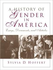 Cover of: History of Gender in America, A: Essays, Documents, and Articles