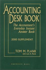 Cover of: Accounting Desk Book by Tom M. Plank
