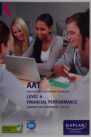 Cover of: AAT: Association of Accounting Technicians, 2012-13 : Financial performance
