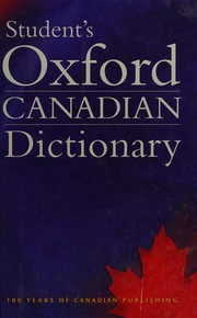 Cover of: Student's Oxford Canadian Dictionary