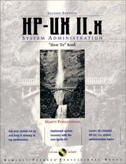Cover of: HP-UX 11.x system administration by Marty Poniatowski