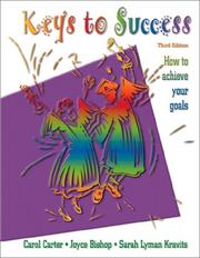 Cover of: Keys to success by Carol Carter