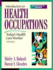 Cover of: Introduction to Health Occupations | Shirley A. Badasch
