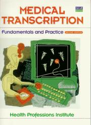 Cover of: Medical Transcription: Fundamentals and Practice (2nd Edition)