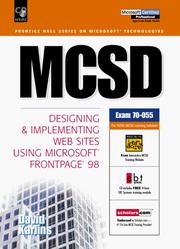 Cover of: MCSD by David Karlins, David Karlins