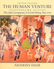 Cover of: The Human Venture, Volume II: The Globe Encompassed--A World History Since 1500 (4th Edition)