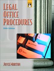 Legal office procedures by Joyce Morton