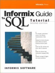 Cover of: Informix Guide to SQL by Informix Software, Informix Software