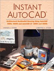 Cover of: Instant AutoCAD (With CD-ROM)