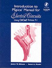 Cover of: Introduction to Pspice Manual: Electric Circuits  by James W. Nilsson, Susan A. Riedel, James W. Nilsson, Susan A. Riedel