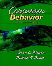 Cover of: Consumer Behavior: A Framework