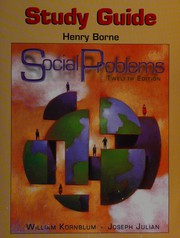 Cover of: Social Problems by William Kornblum