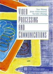 Cover of: Video Processing and Communications