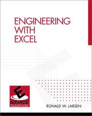 Cover of: Engineering with Excel by Ronald W. Larsen