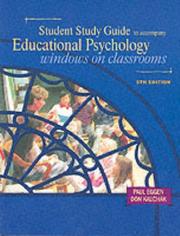 Cover of: Educational Psychology | Paul D. Eggen