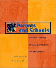 Cover of: Parents and Schools: Creating a Successful Partnership for Students with Special Needs