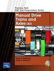 Cover of: Manual drive trains and axles (A3)