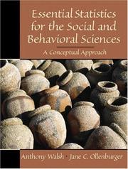 Cover of: Essential Statistics for the Social and Behavioral Sciences by Anthony Walsh, Jane C. Ollenburger