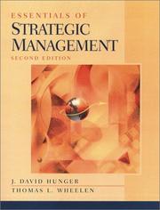 Cover of: Essentials of strategic management by J. David Hunger