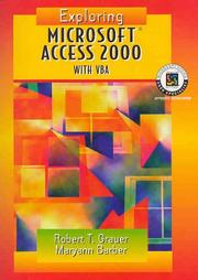 Cover of: Exploring Microsoft Access 2000 Special VBA Edition