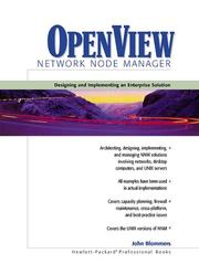 OpenView Network Node Manager by John Blommers