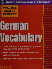 Cover of: German vocabulary
