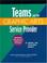 Cover of: Teams and the graphics arts service provider