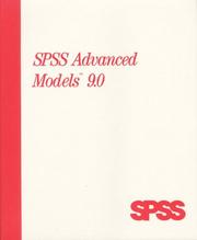 Cover of: SPSS 9.0 Advanced Models