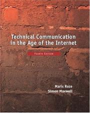 Cover of: Technical Communication in the Age of the Internet (4th Edition)