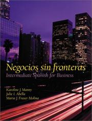 Cover of: Negocios sin fronteras by Karoline Manny, Julie Abella, María J. Fraser-Molina, Maria J. Fraser-Molina