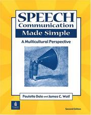 Cover of: Speech communication made simple: a multicultural perspective