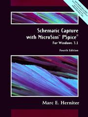 Cover of: Schematic capture with MicroSim PSpice: for Windows version 3.1