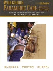 Cover of: Workbook Paramedic Care: Principles & Practice, Special Considerations/Operations