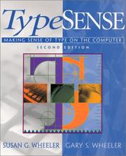 Cover of: TypeSense: making sense of type on the computer