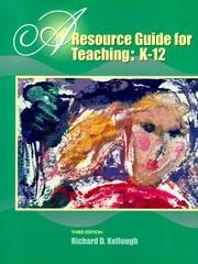 Cover of: A Resource Guide for Teaching by Richard D. Kellough, Richard D. Kellough