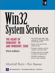 Cover of: Win32 System Services: The Heart of Windows 98 and Windows 2000, Third Edition (Book Only)