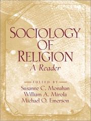 Cover of: Sociology of Religion by Susanne C. Monahan, William A. Mirola, Michael O. Emerson