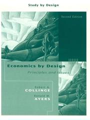 Cover of: Economics by Design: Principles and Issues