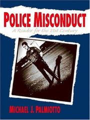 Cover of: Police Misconduct by Michael J. Palmiotto