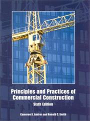 Principles and practices of commercial construction by Cameron K. Andres, R.C. Smith