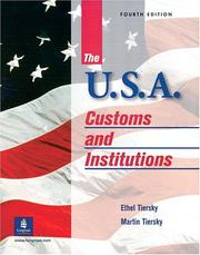 Cover of: The U.S.A.: Customs and Institutions, Fourth Edition