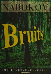 Cover of: Bruits by Vladimir Nabokov